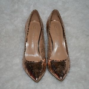 Lauren Conrad gold heels